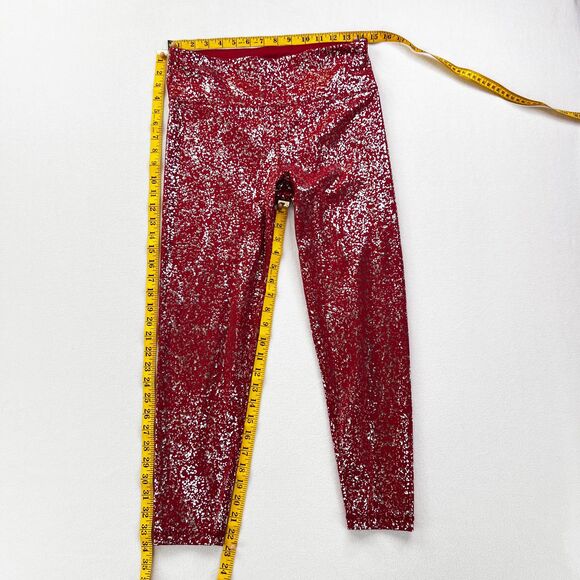 Sweaty Betty | NWT | Goddess Leggings 7/8 | Size Large | Red Terrazzo - Picture 6 of 10
